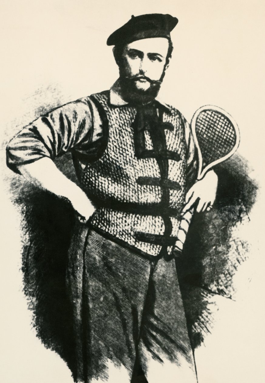 Portrait de Walter Clopton Wingfield - Unknown artist