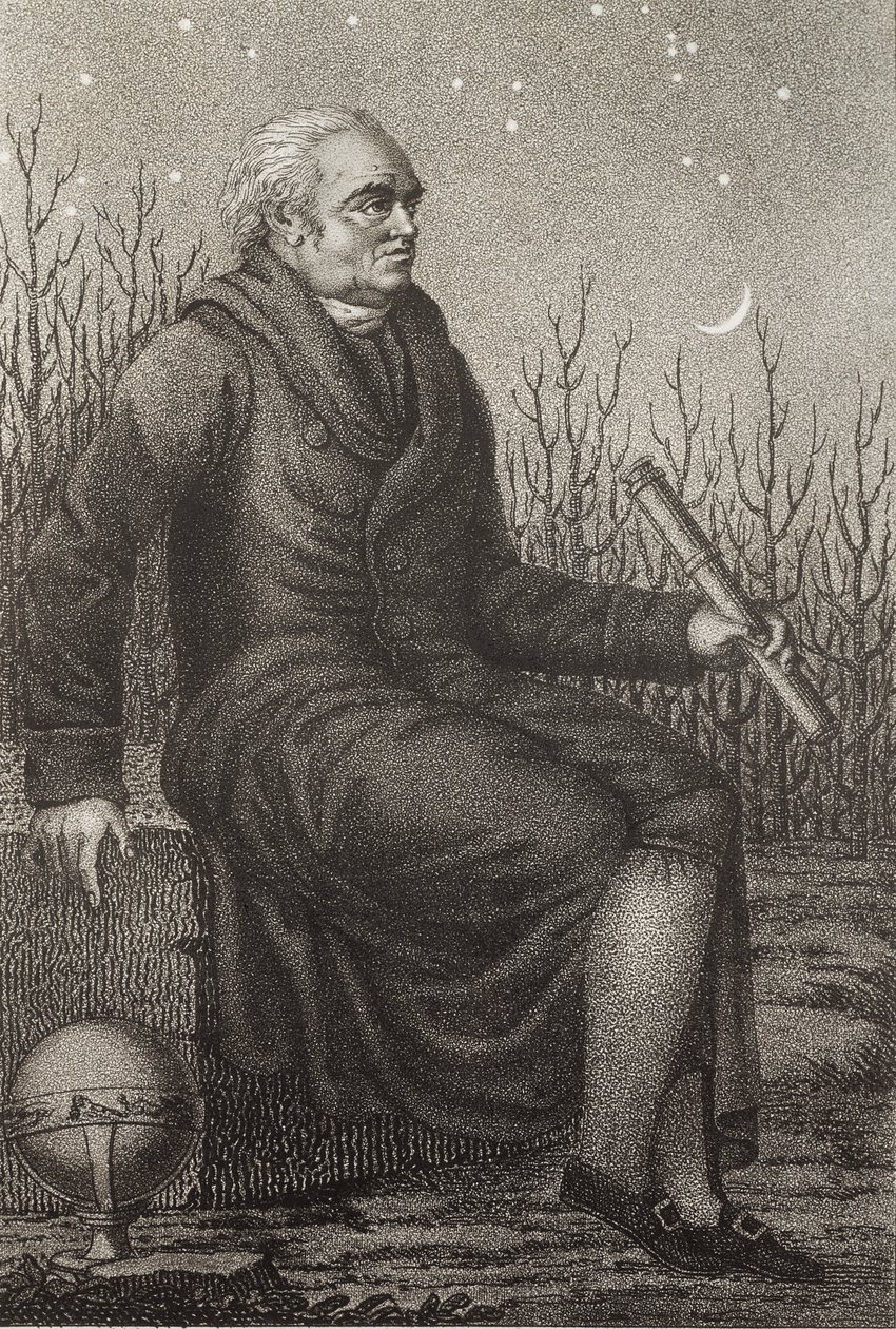 Portrait de William Herschel (1738-1822), astronome britannique d