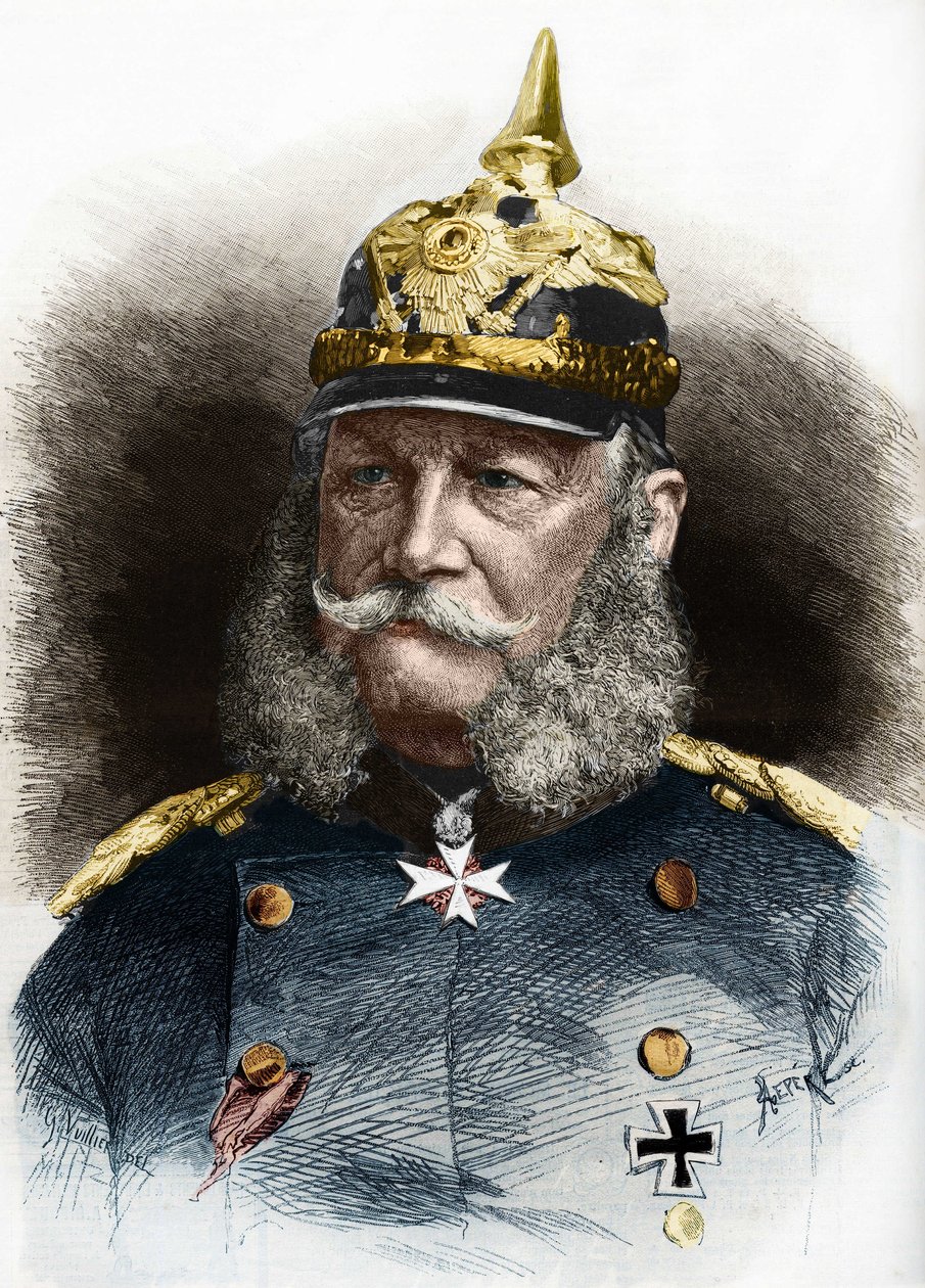 Portrait de Guillaume Ier (1797-1888), roi de Prusse et empereur d