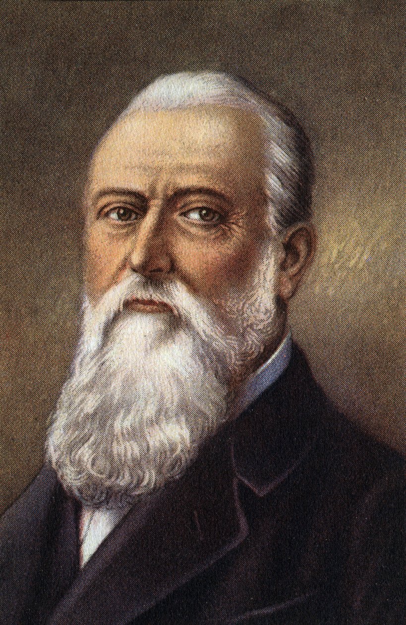 Portrait de Zénobe Théophile Gram, physicien belge. - Unknown Artist