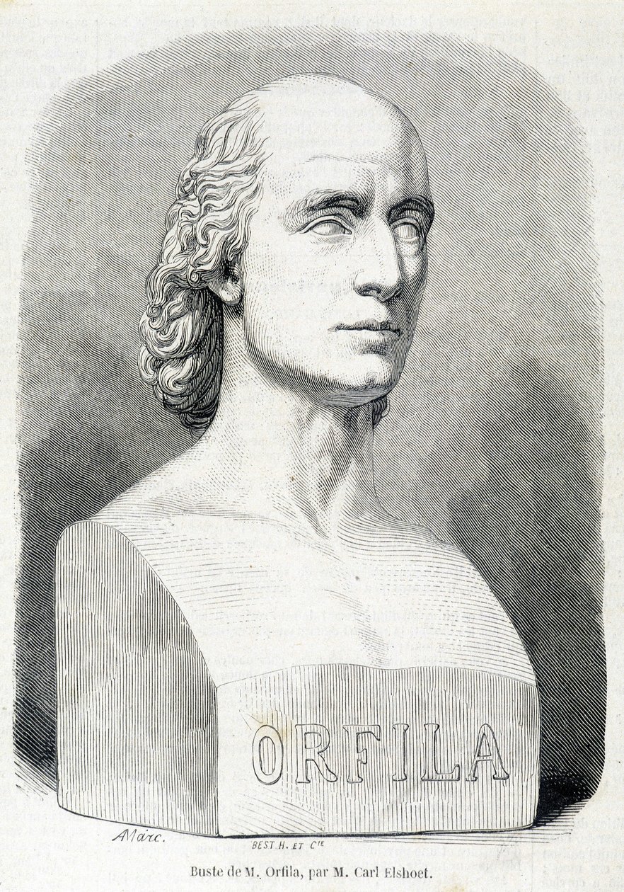 Portrait du médecin et chimiste français Orfila (1787 - 1853) - Unknown artist