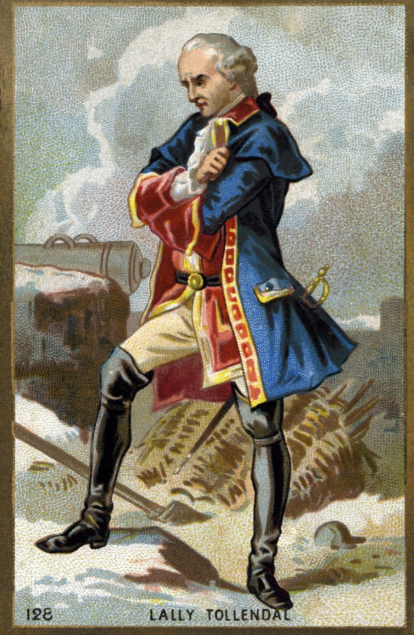 Portrait du Marquis de Thomas Arthur, Baron de Tollendal, Comte de Lally (1702 - 1766), général français d