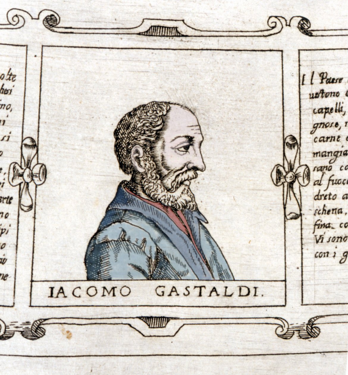 Portrait du cartographe (géographe) Giacomo Gastaldi (? - 1566) - Unknown artist