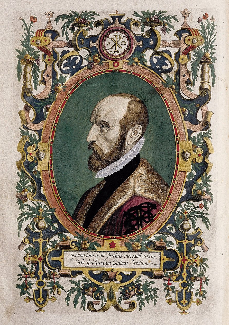 Portrait du cartographe Abraham Ortelius - Unknown artist