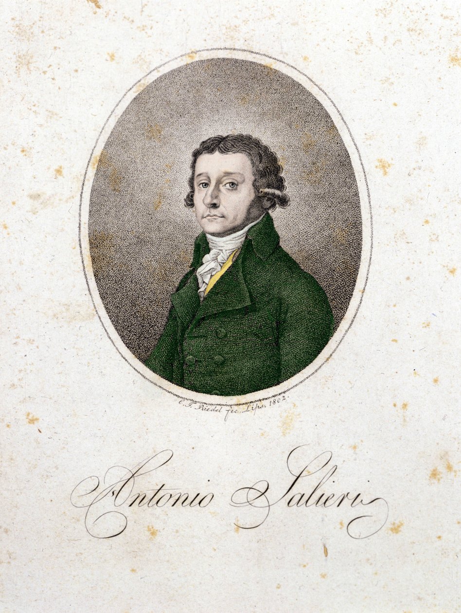 Portrait du compositeur Antonio Salieri (1750 - 1825). - Unknown artist