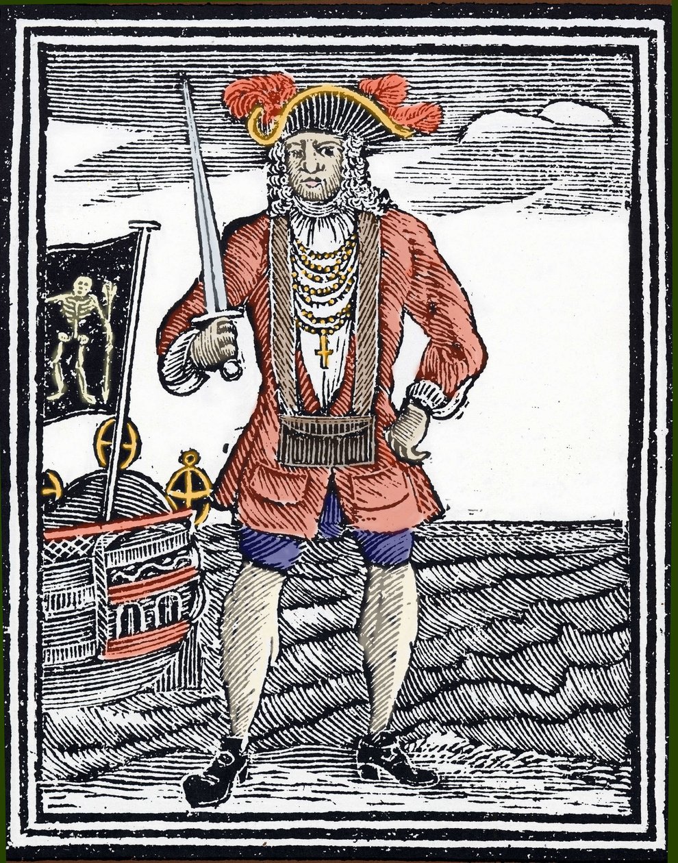 Portrait du pirate Bartholomew 