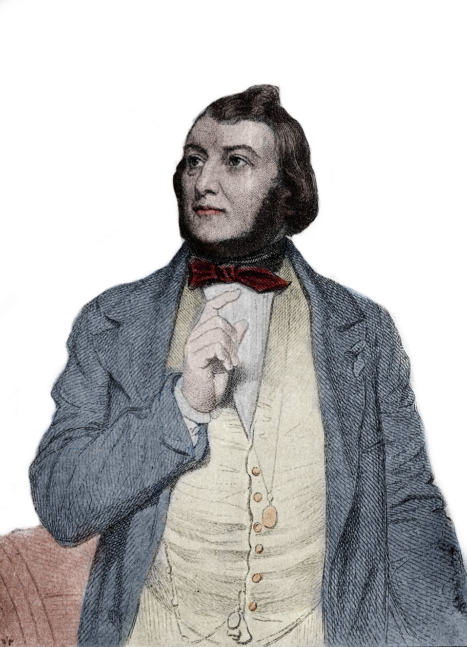 Portrait du poète Jacques Boé, dit Jasmin (en occitan Jacme Boer dit Gensemin ou Jansemin) - Unknown artist