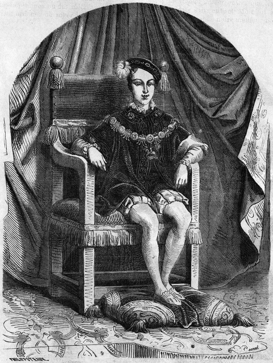 Portrait du jeune roi Édouard VI d