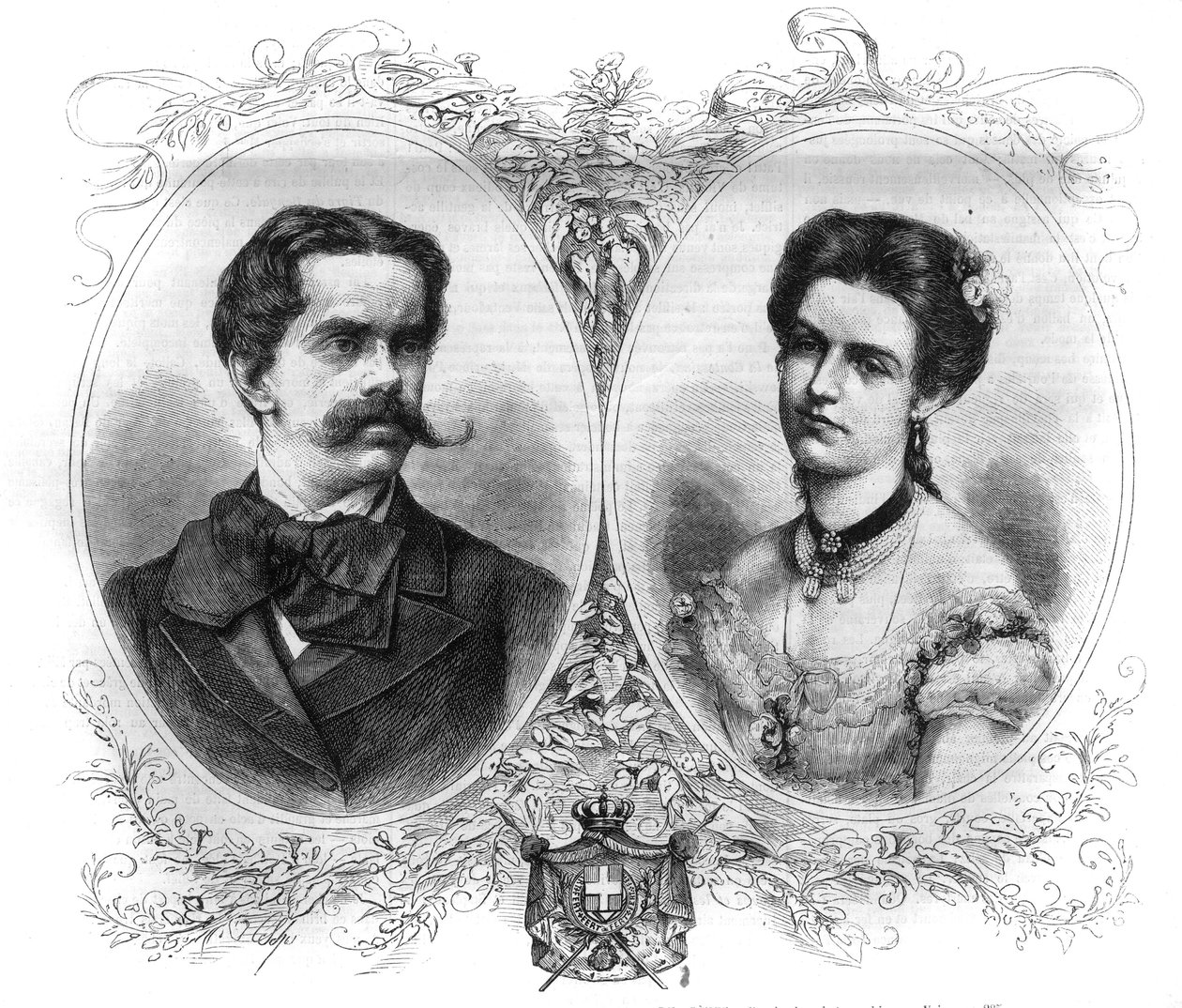 Portraits du Prince Humbert Ier Prince d