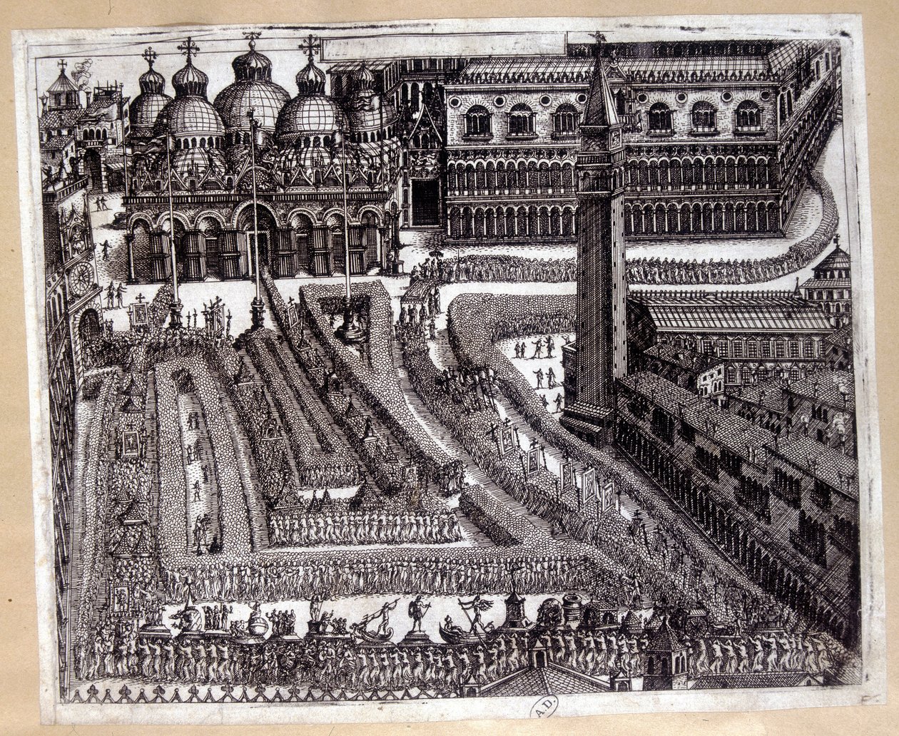 Procession à Venise au 17ème siècle - Unknown artist