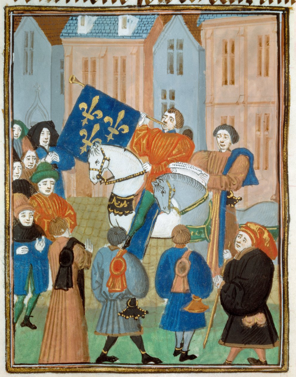 Proclamation de la paix à Reims le 2 octobre 1435 après la signature du traité d