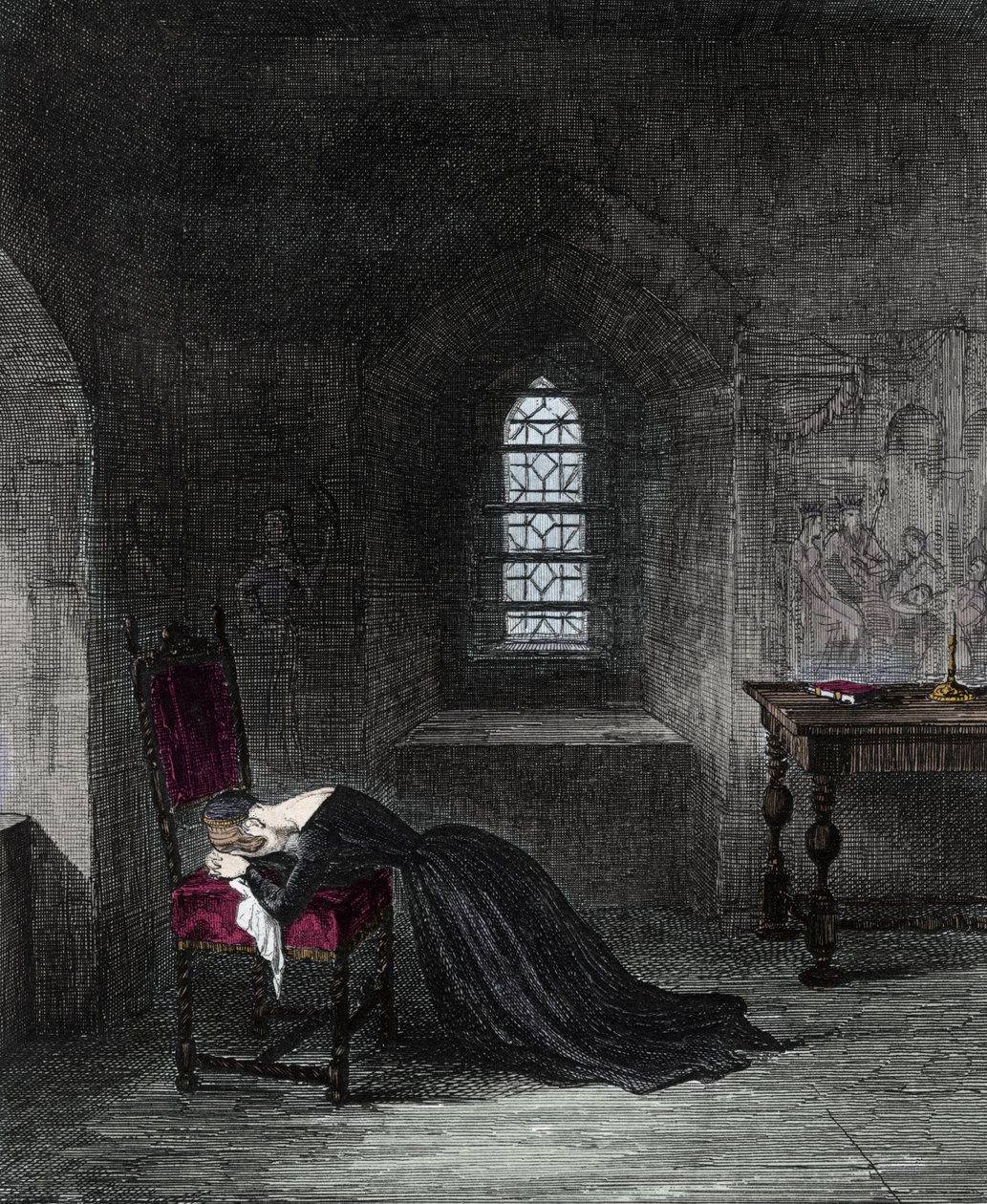 La reine Jeanne Grey est prisonnière dans la Tour de Londres. Lady Jane Grey (1537-1554), nièce du roi Henri VIII, fut reine d