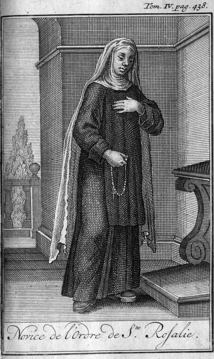 Ordre religieux. Novice de l