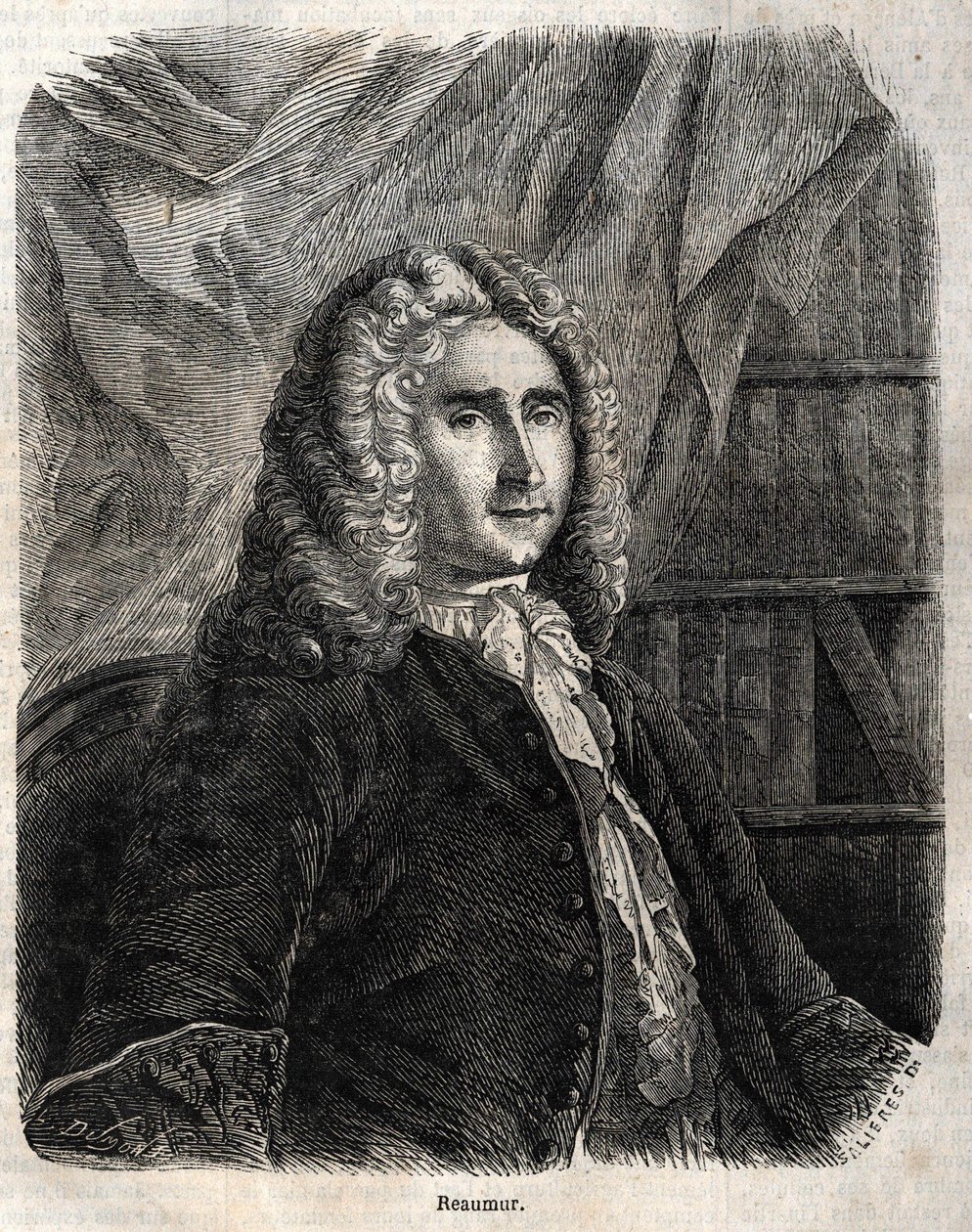 René Antoine Ferchault de Réaumur. Physicien et naturaliste français 1683-1757 - Unknown artist