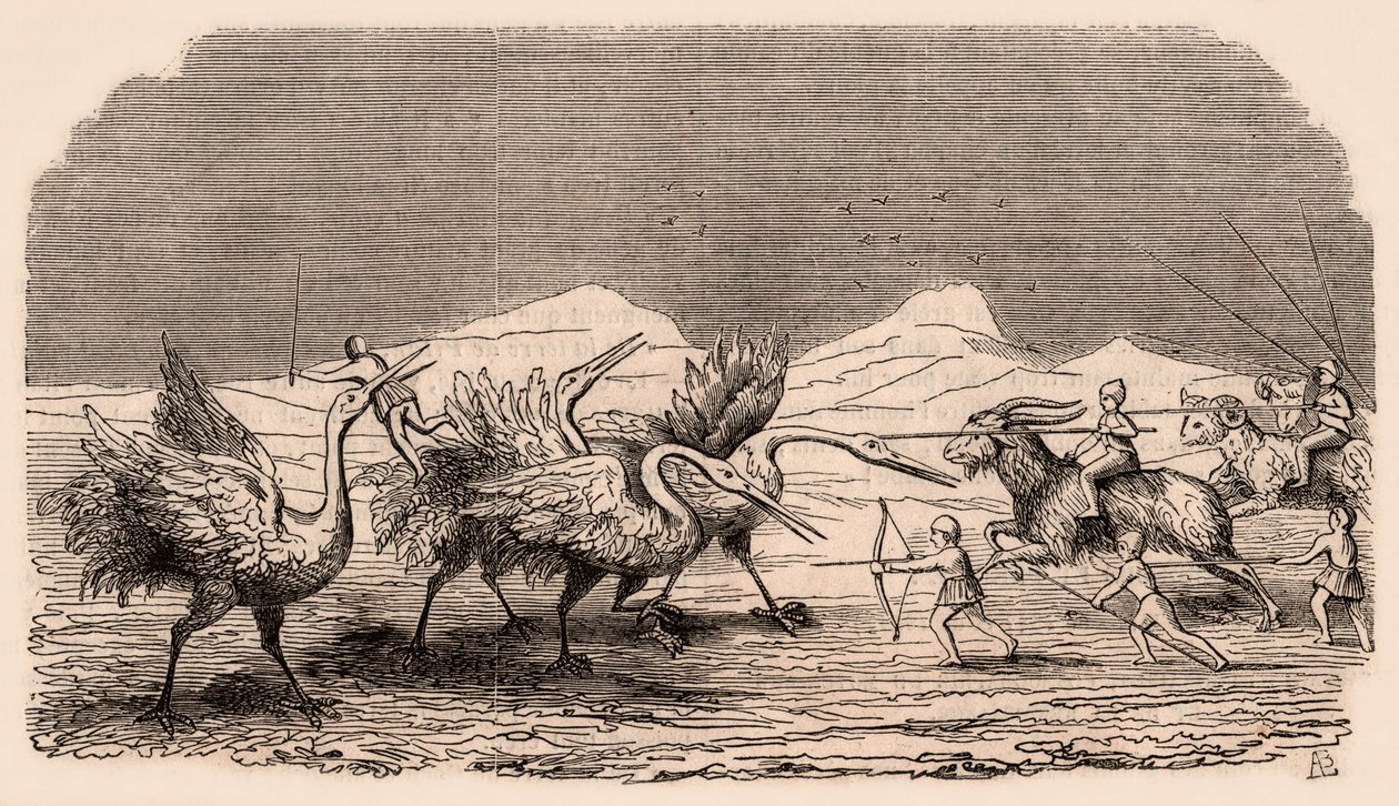 Représentation de tribus médiévales et d