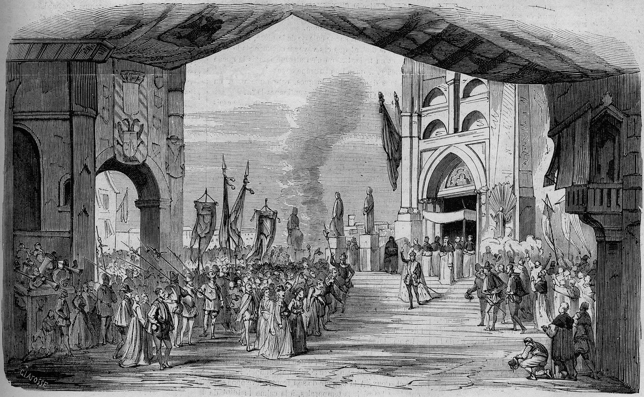 Représentation de Don Carlo (Don Carlos) Opéra en 5 actes de Giuseppe Verdi à l
