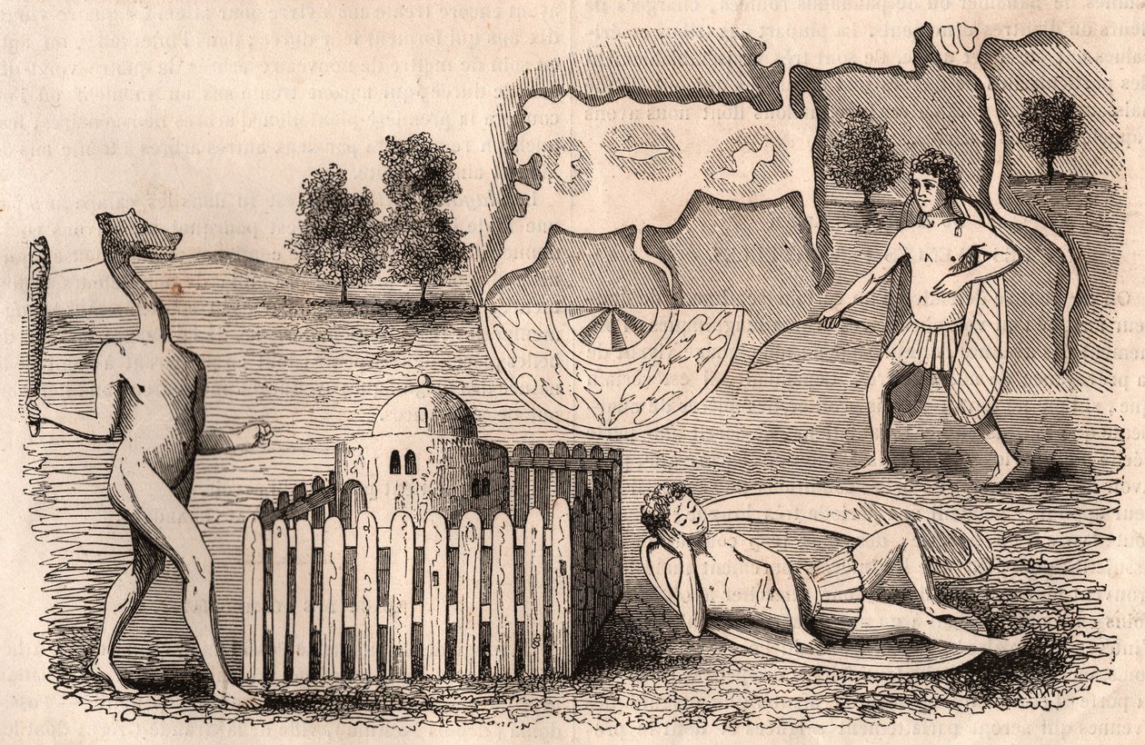 Représentation de tribus médiévales et d