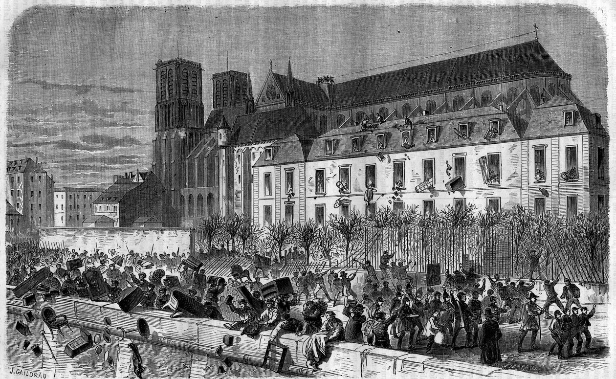 Révolution de 1830 : Sac de l