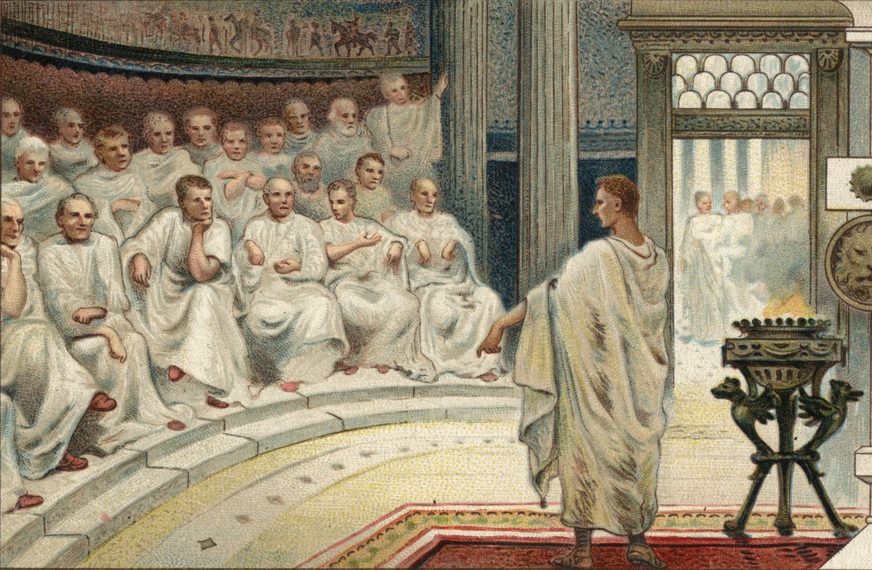 Système politique romain : Le Sénat - Unknown artist