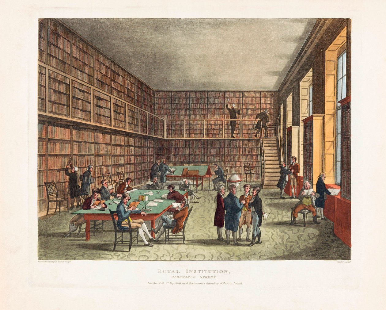 Bibliothèque de la Royal Institution - Unknown artist