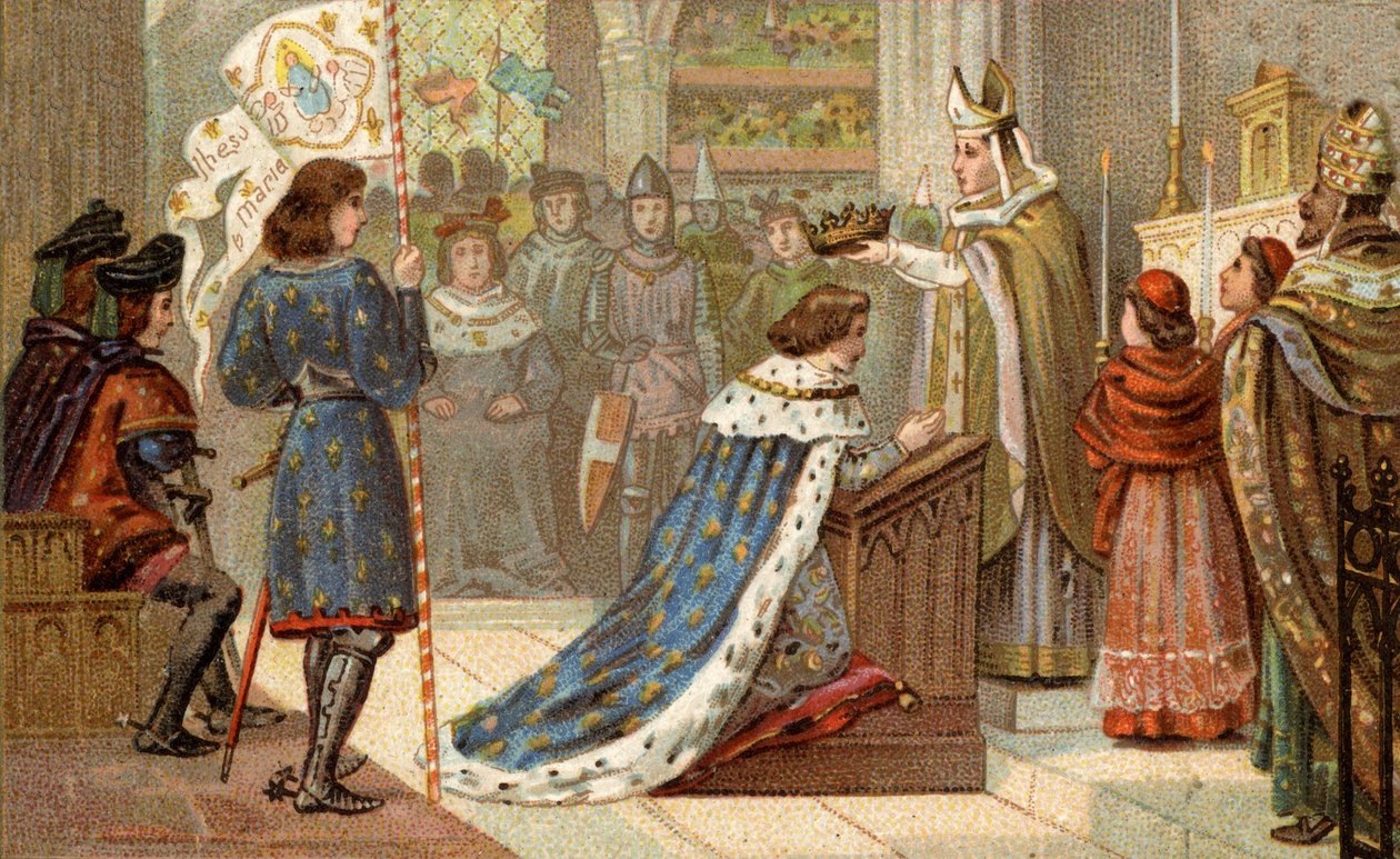 Sacre de Charles VII (1403-1461) à la cathédrale de Reims (17 juillet) - Unknown artist