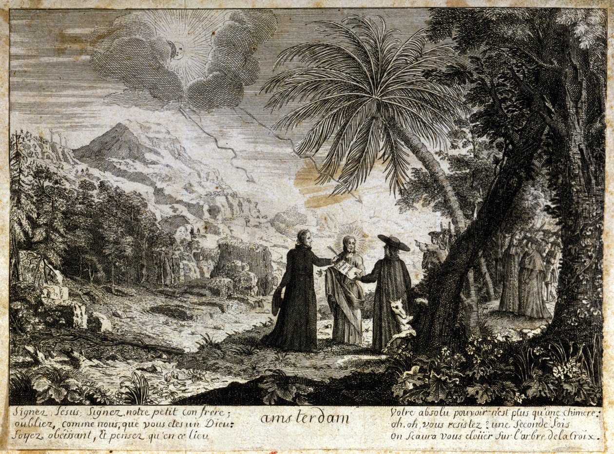 Vignette satirique contre le jansénisme - Unknown artist