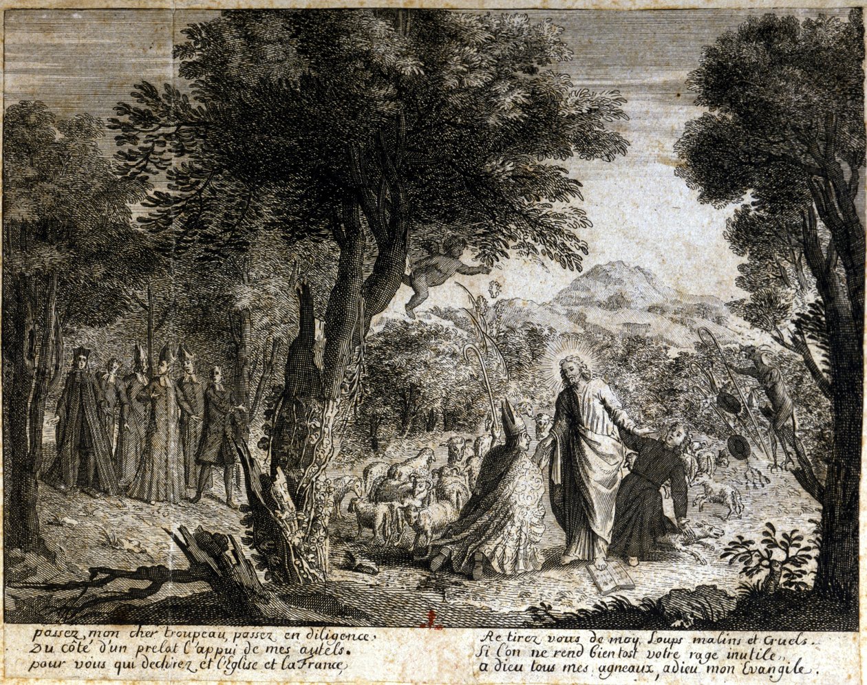 Vignette satirique contre le jansénisme - Unknown artist
