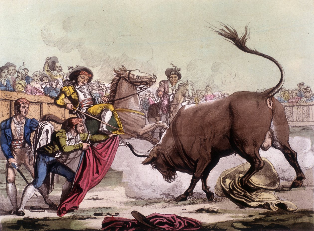 Scène de corrida en Espagne, vers 1820 - Unknown artist