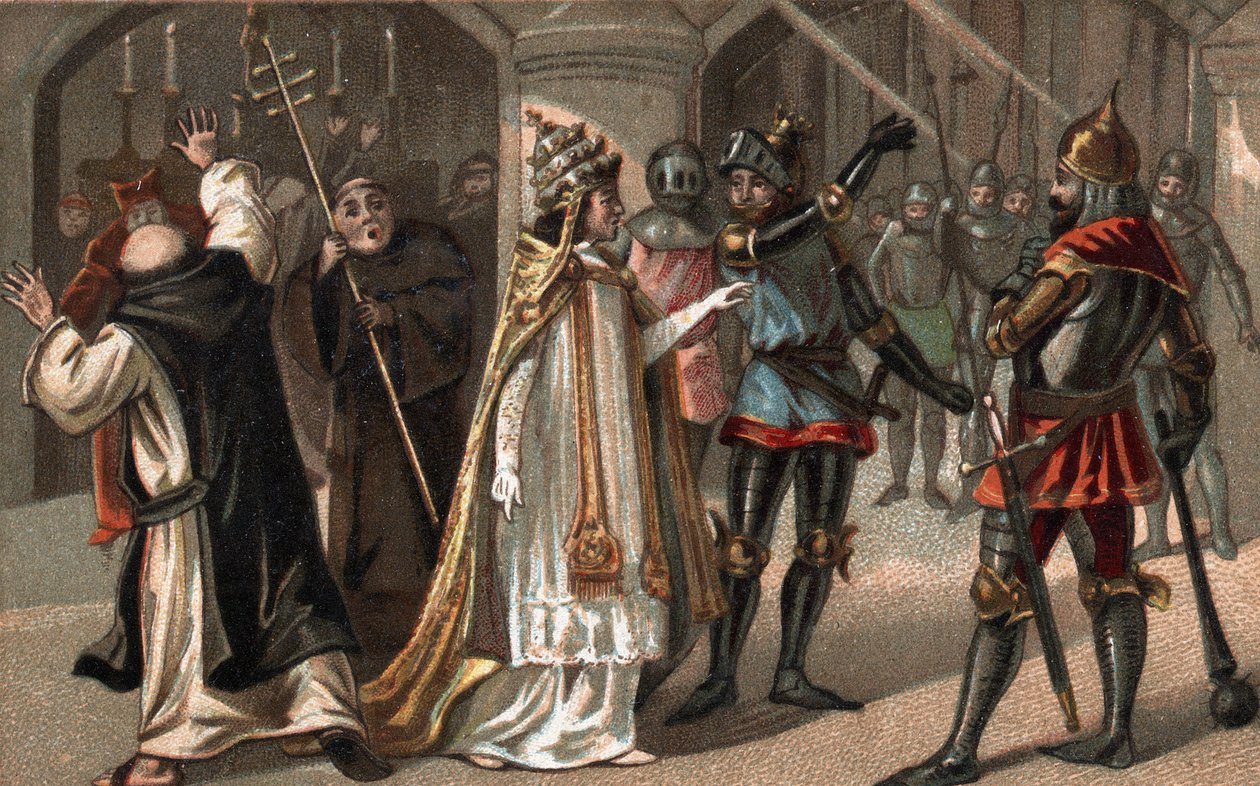 Sciarra Colonna giflant le Pape Boniface VIII - Unknown artist