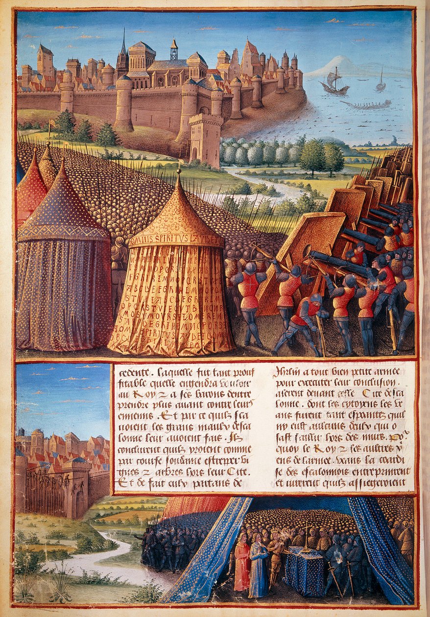 Deuxième croisade : vue du siège d