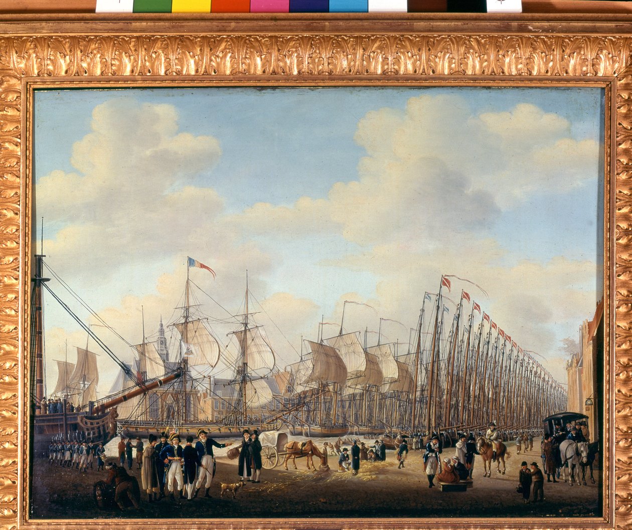 Flotte secrète de Napoléon Ier à Flessingue (port néerlandais) pour la tentative d