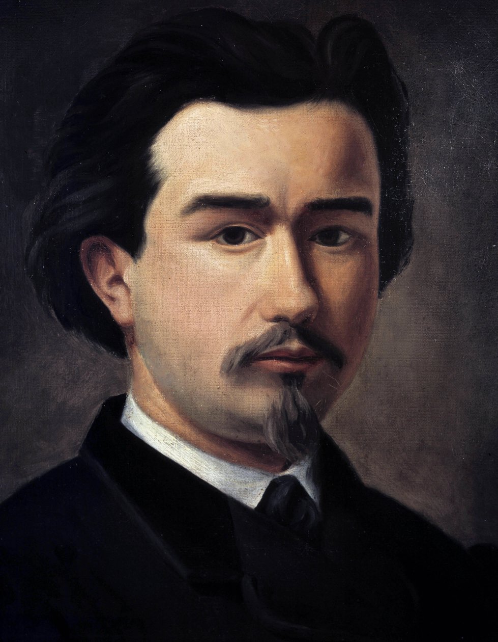 Autoportrait de Clément Ader (1841-1925), ingénieur et inventeur français, « Père de l