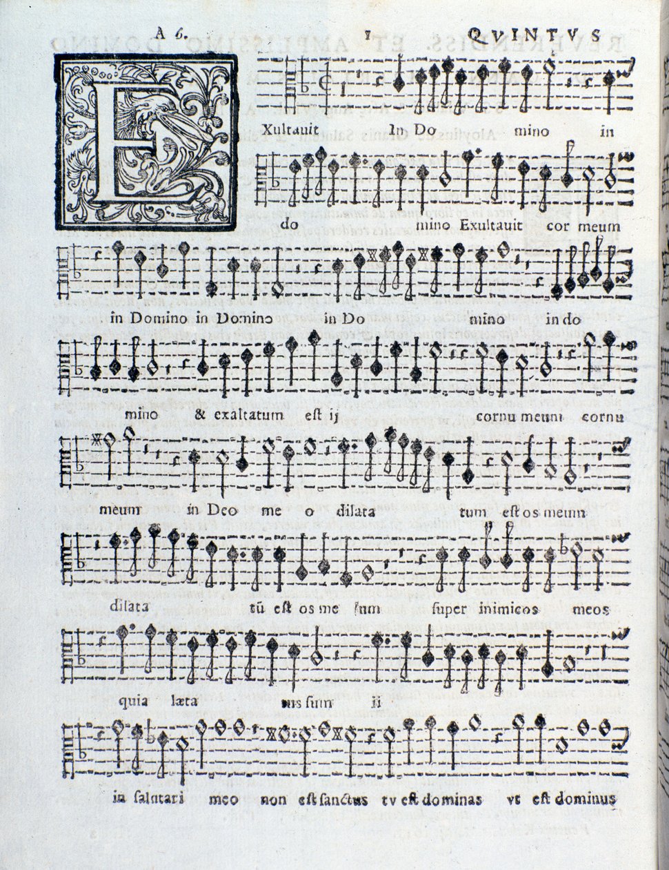 Page de partition du deuxième livre de Sacrae symphoniae par Giovanni Gabrieli - Unknown artist
