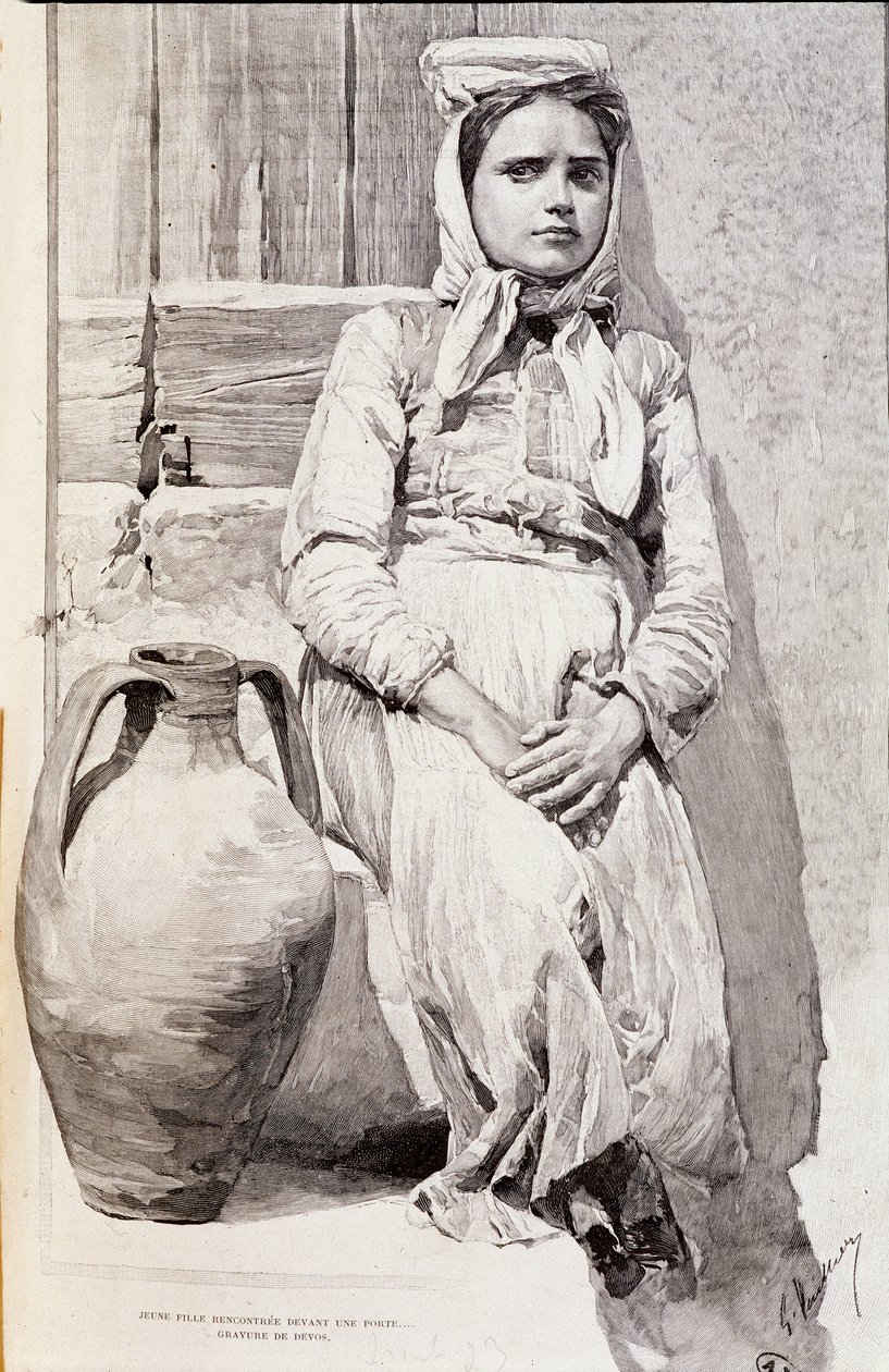 Jeune fille sicilienne - Unknown artist