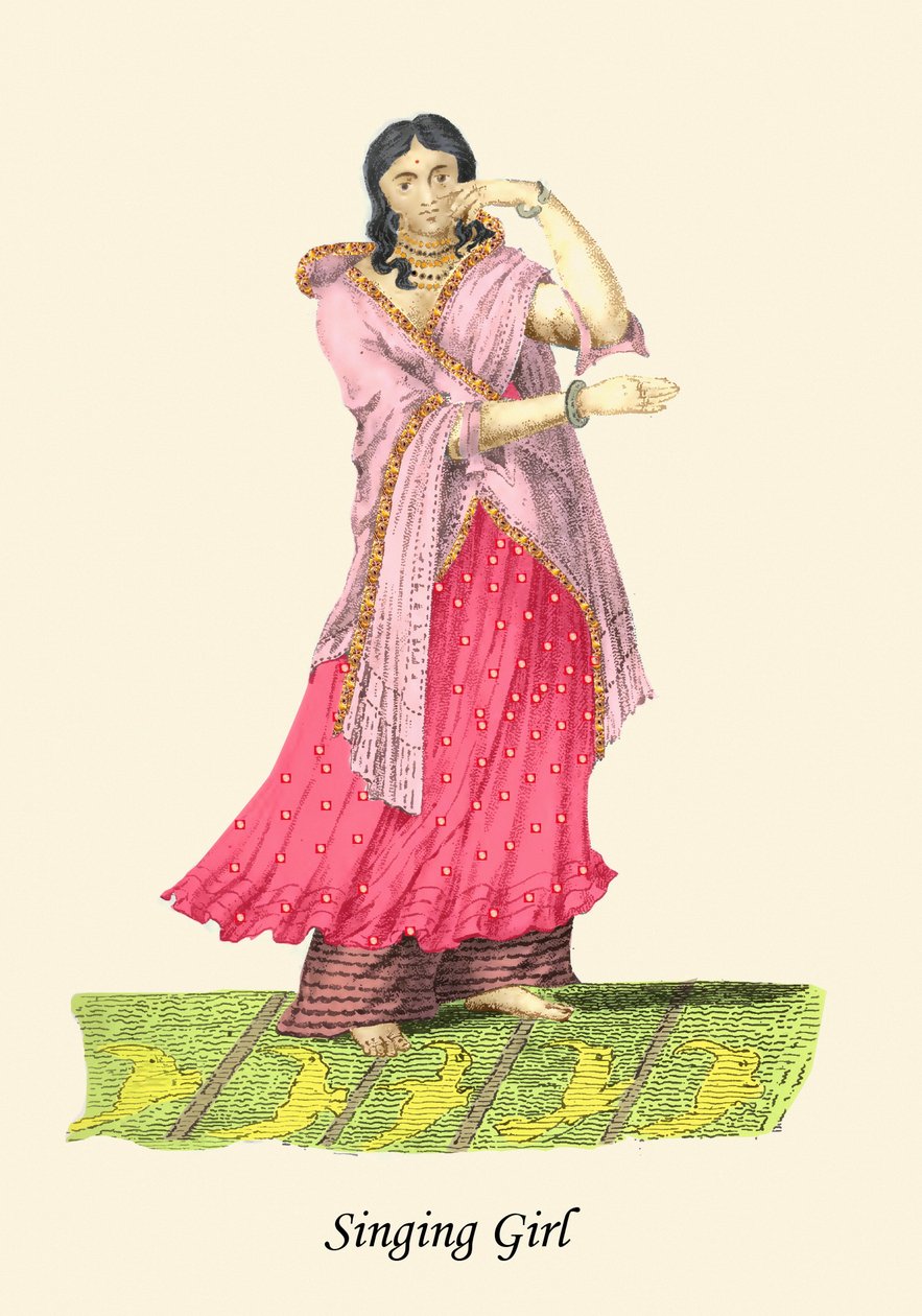Fille chantante - Unknown Artist