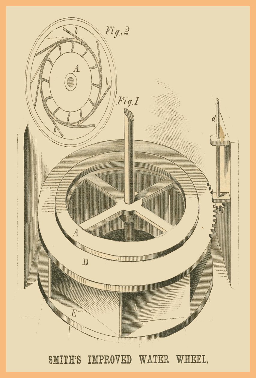Roue hydraulique améliorée de Smiths - Unknown Artist