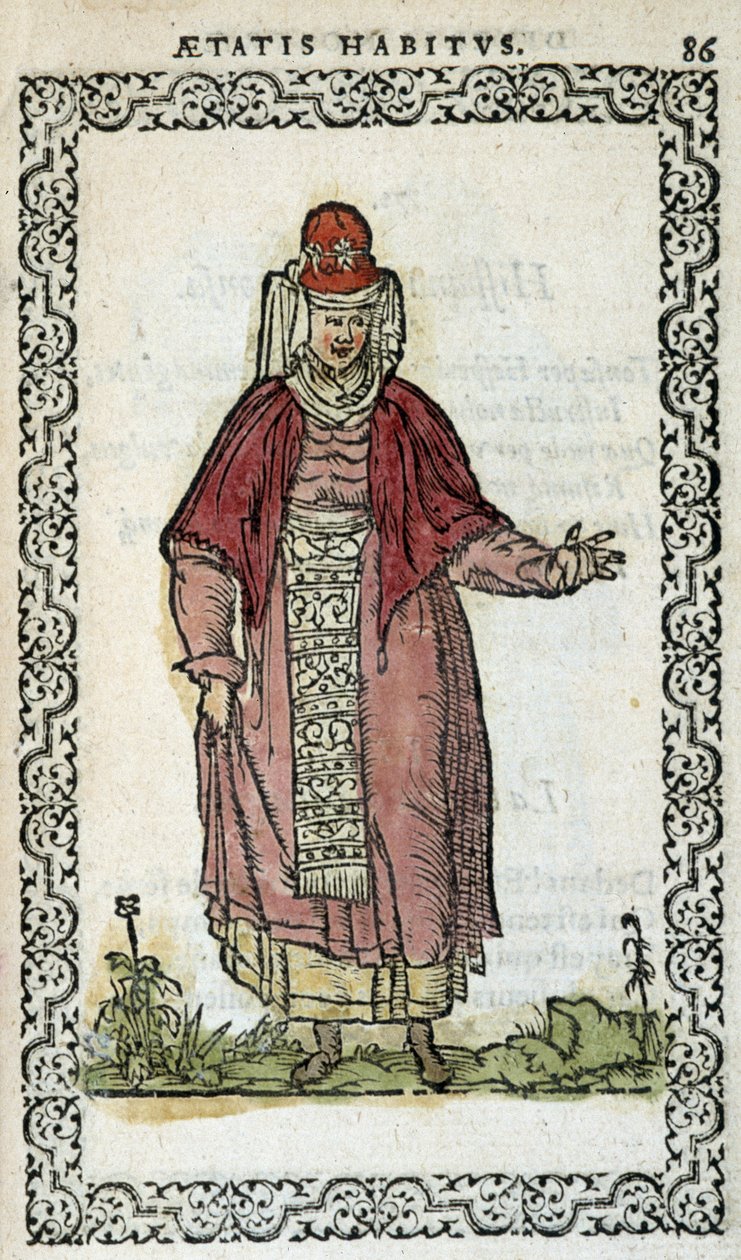 Femme espagnole - dans « Habits et effigies » par Jean Sulperius - Unknown artist