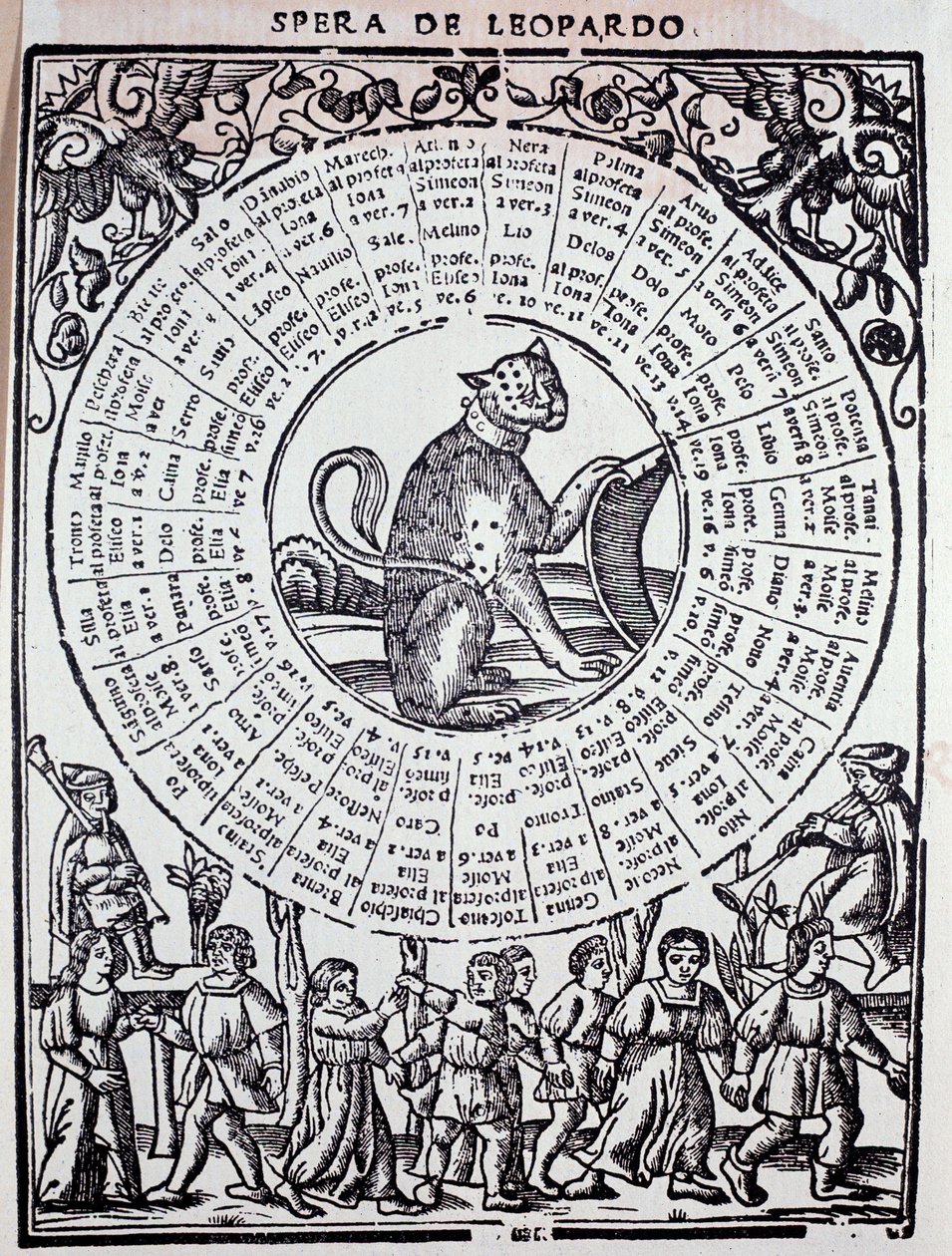 Sphère du Léopard : Triomphe de la fortune de Sigismondo Fanti - Unknown artist