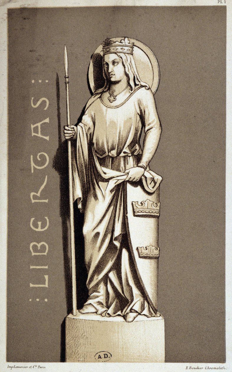 Statue représentant La Liberté de Chartres - Unknown artist