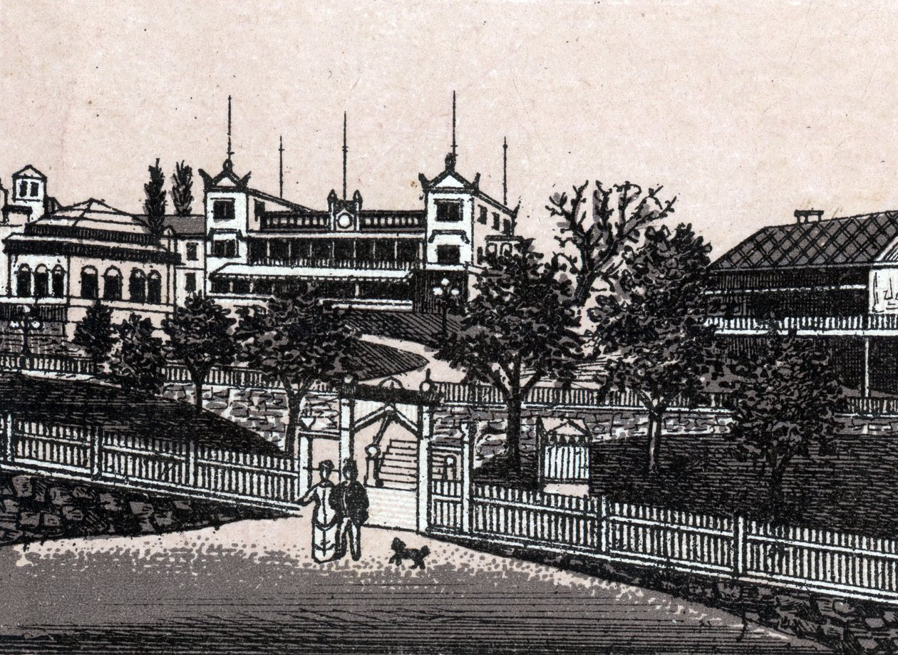 Stockholm, Suède : vue de Haselbacken - Unknown artist