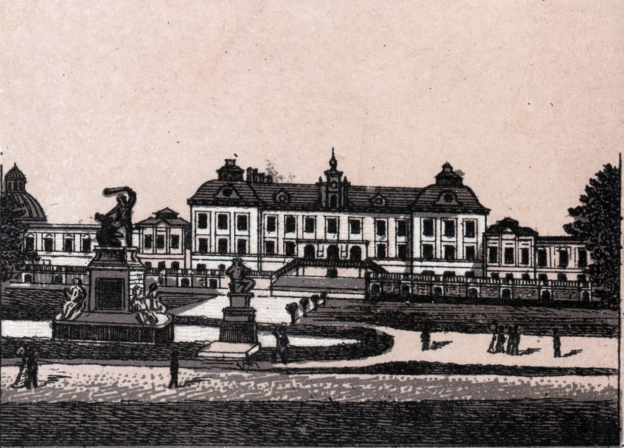 Stockholm, Suède : vue du château de Drottningholm. dans "Le monde illustre 168 vues" Non daté (fin du 19e siècle) - Unknown artist