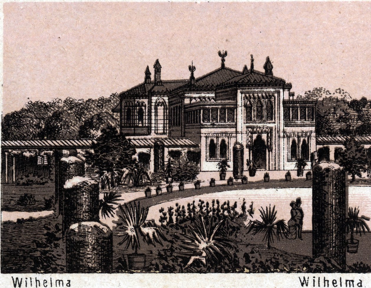 Stuttgart, Allemagne : vue de Wilhelma - Unknown artist
