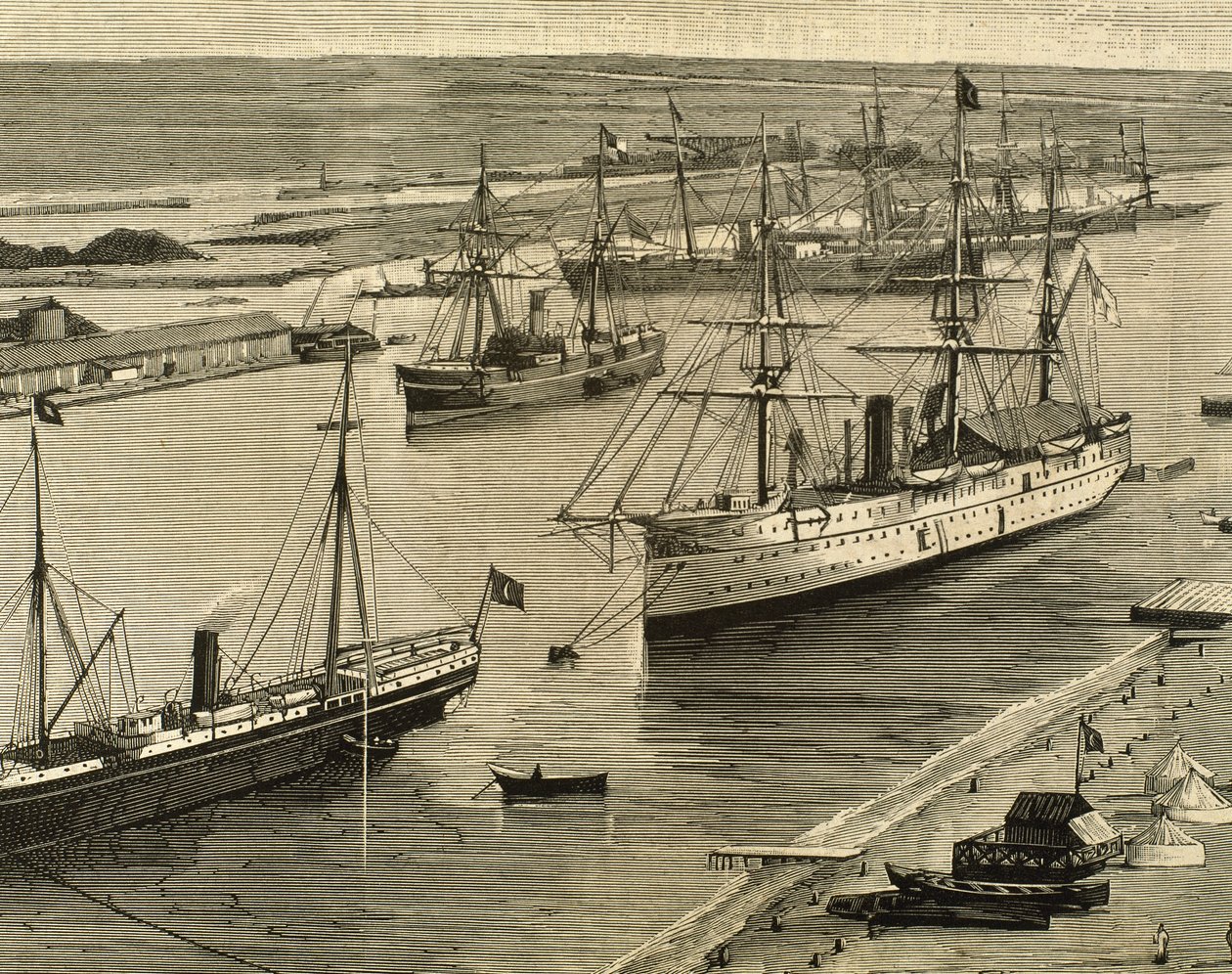 Canal de Suez, Port-Saïd, Égypte - Unknown artist