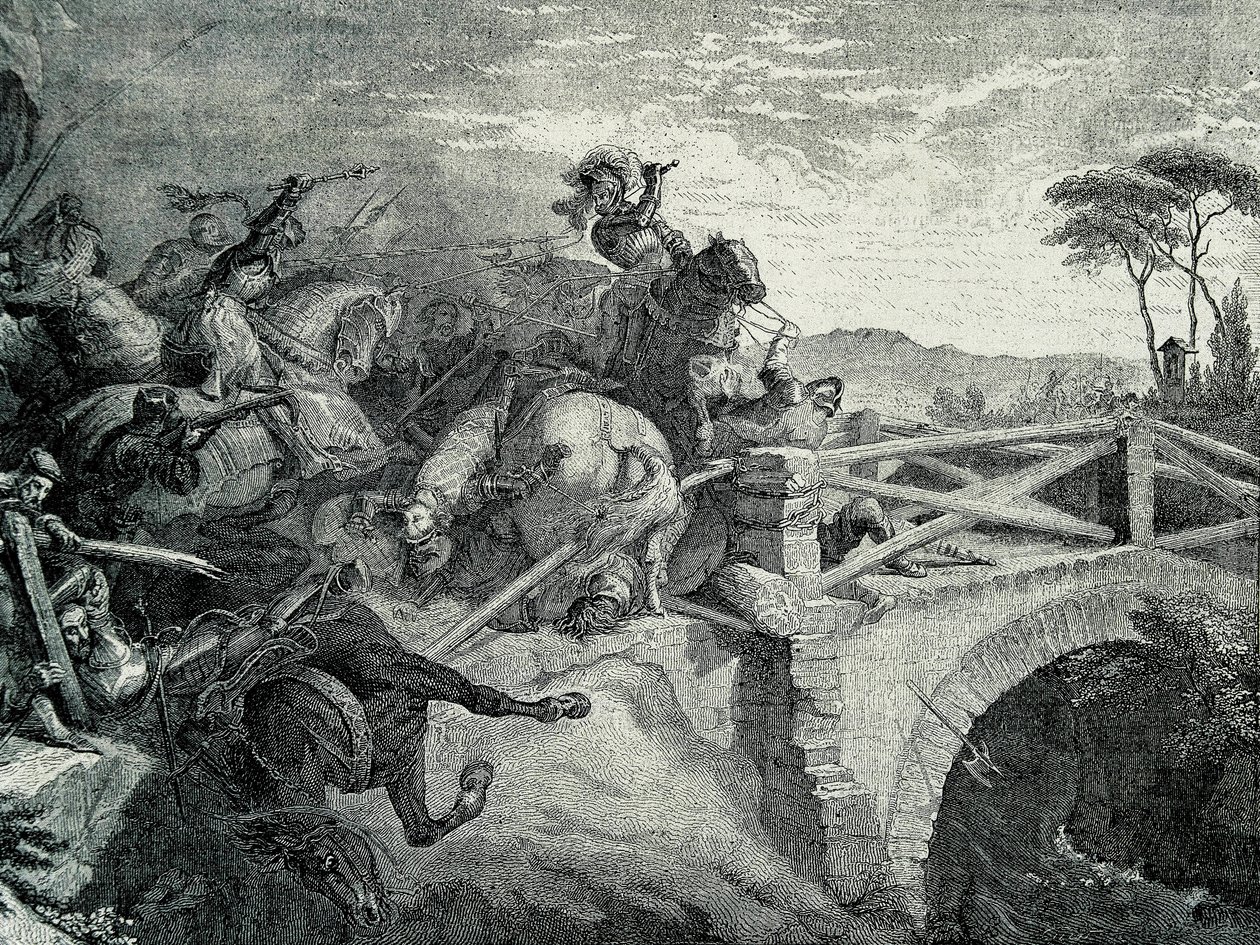 La bataille de Garigliano entre Français et Espagnols pendant la Troisième Guerre d