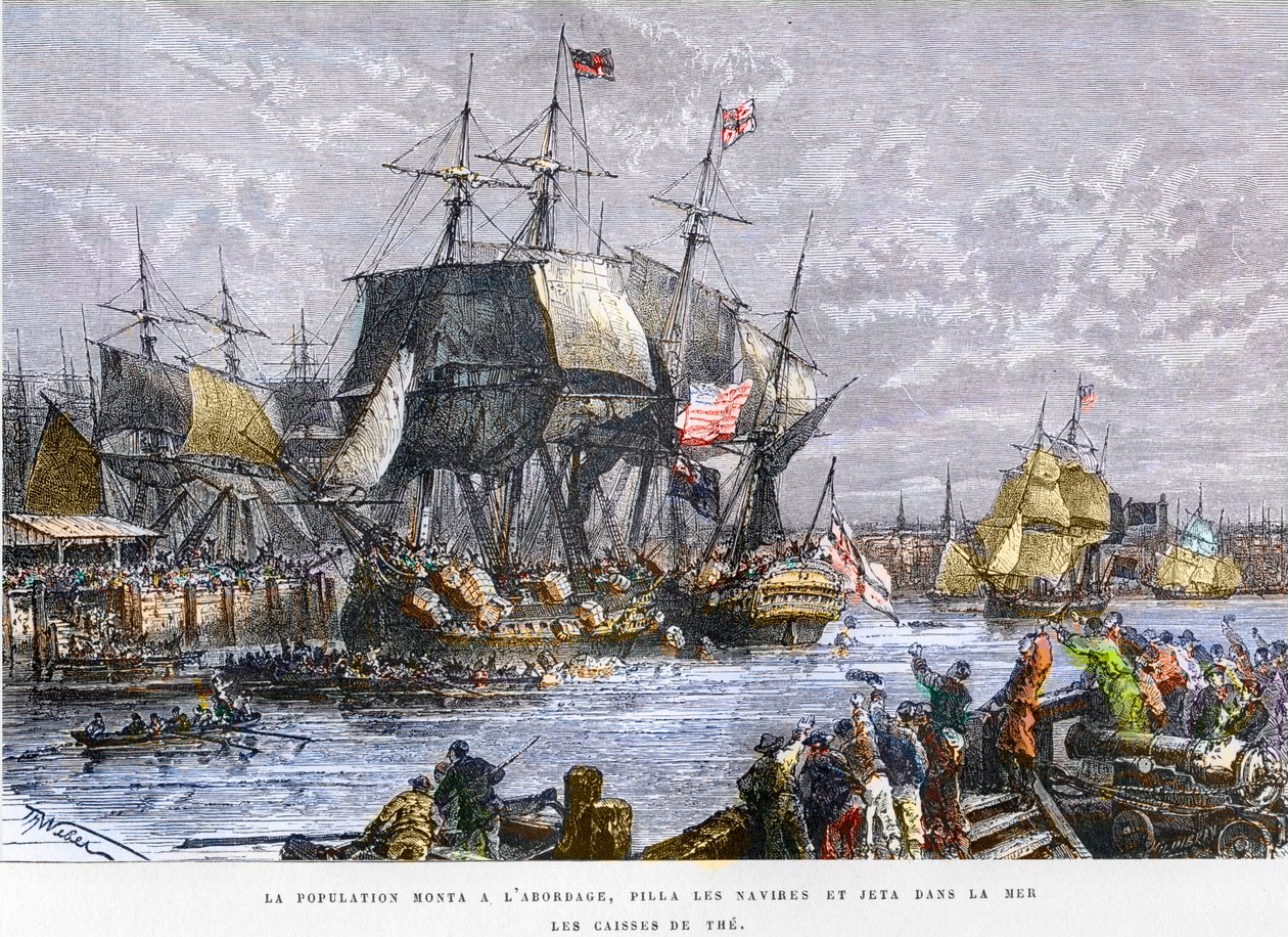 La Boston Tea Party, 16 décembre - Unknown artist