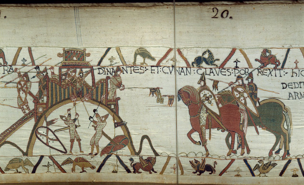 Le duc de Bretagne remet au duc de Normandie les clés de la ville au bout d