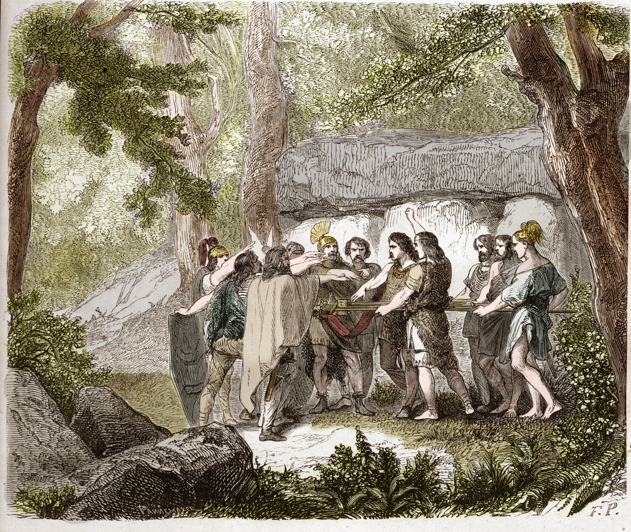 Le Gaulois et les Gaulois : Serment des Gaulois. - Unknown artist