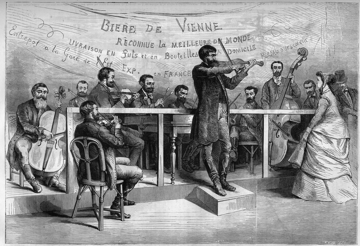 Les Tziganes, un orchestre de musiciens hongrois à l
