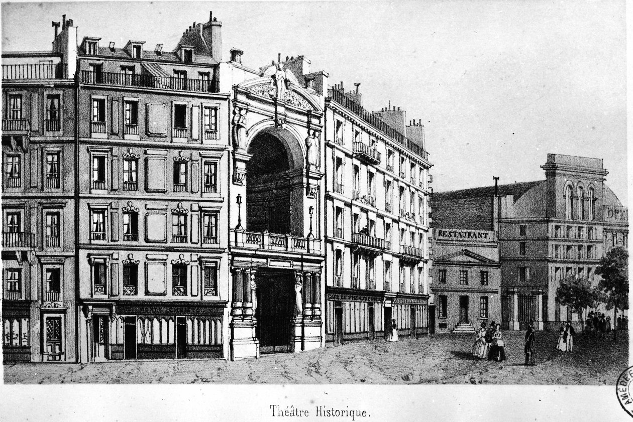 Le Théâtre Historique au XIXe siècle - gravure, Carnavalet - Unknown artist