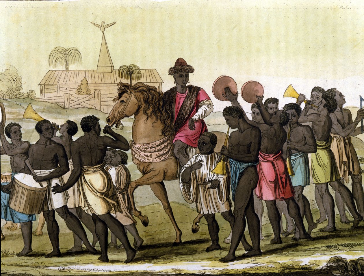 Le roi du Bénin (Dahomey). - Unknown artist